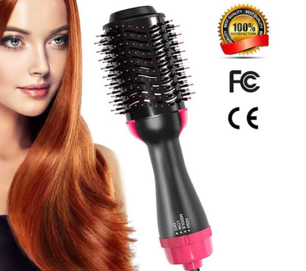 Escova Secadora de cabelo Modeladora Profissional 3 em 1- seca escovando,alisa e modela
