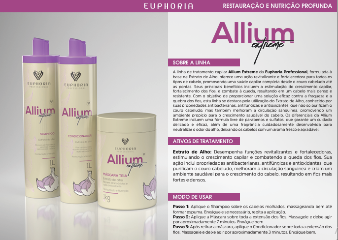 Kit Allium Extreme  -   RESTAURAÇÃO E NUTRIÇÃO PROFUNDA